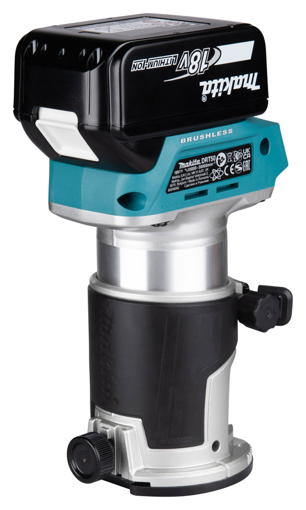 Kantenfräse 18V + 2x Bl1850b + Dc18rc + Zubehör