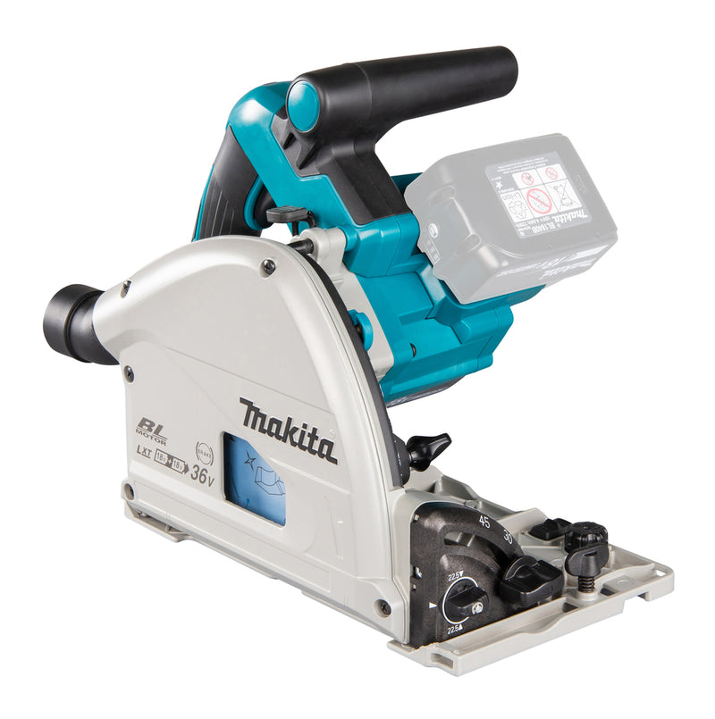 Akku-Eintauch-Kreissäge LXT® – 2x18V • 2 500 – 6 300 min⁻¹ • 165/20 mm