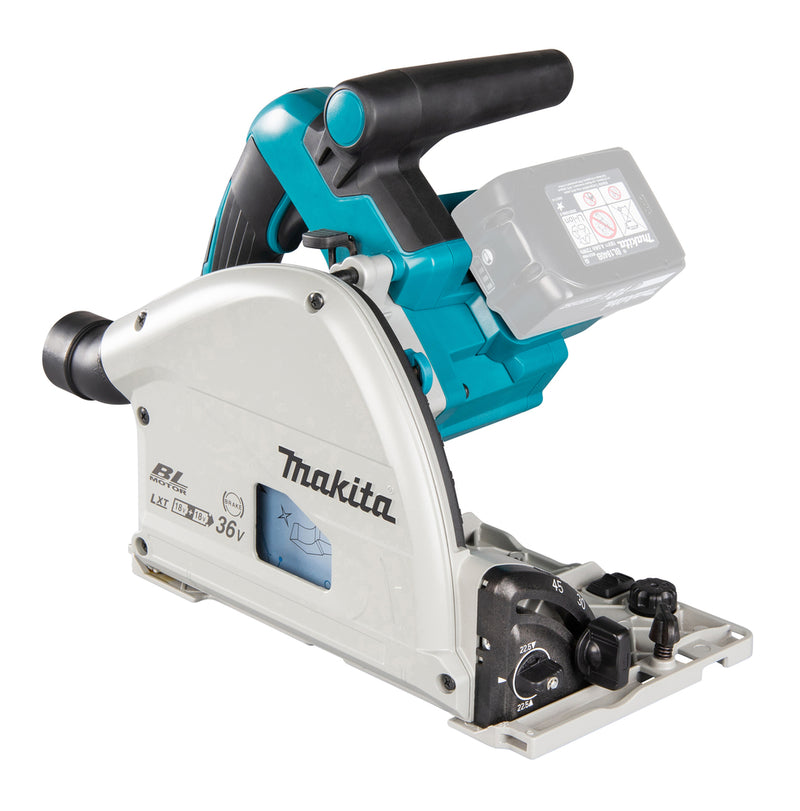 Akku-Eintauch-Kreissäge LXT® – 2x18V • 2 500 – 6 300 min⁻¹ • 165/20 mm