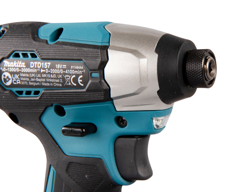 Akku-Schlagschrauber LXT® – 18V • 1/4" • 140 Nm • 0 – 3 000 min⁻¹