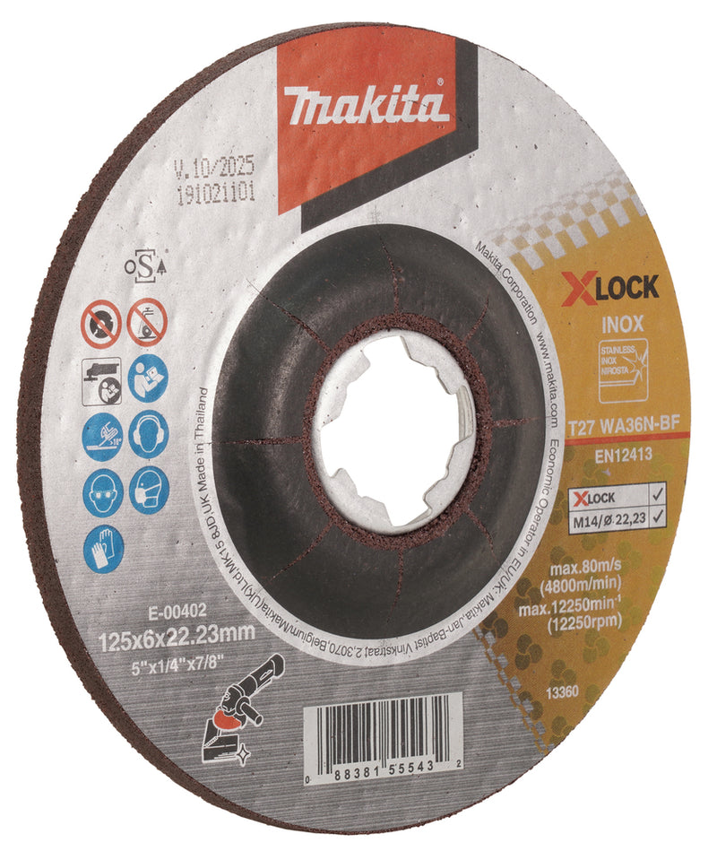 Schruppscheibe X-LOCK 125/22.23 6.0mm