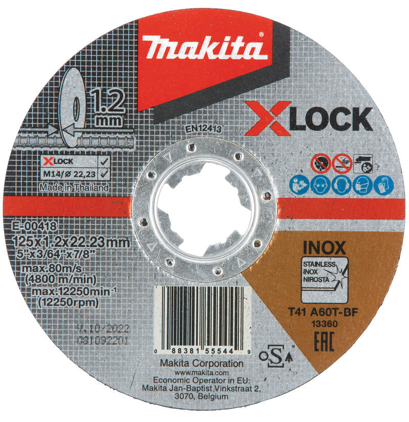 Trennscheibe X-LOCK 125/22.23 1.2mm