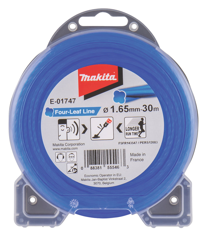 Mähfaden Leise 1.60mm 15m blau Blister