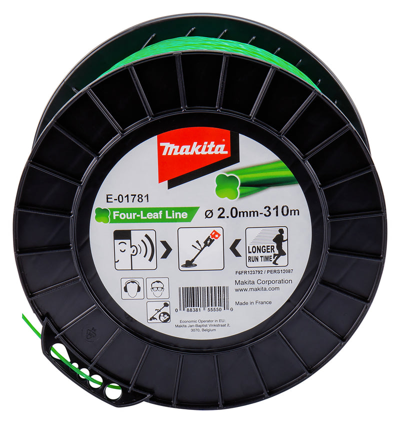 Mähfaden Leise 1.60mm 15m blau Blister
