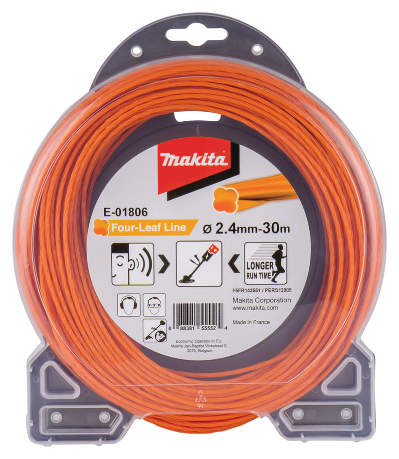 Mähfaden Leise 1.60mm 15m blau Blister
