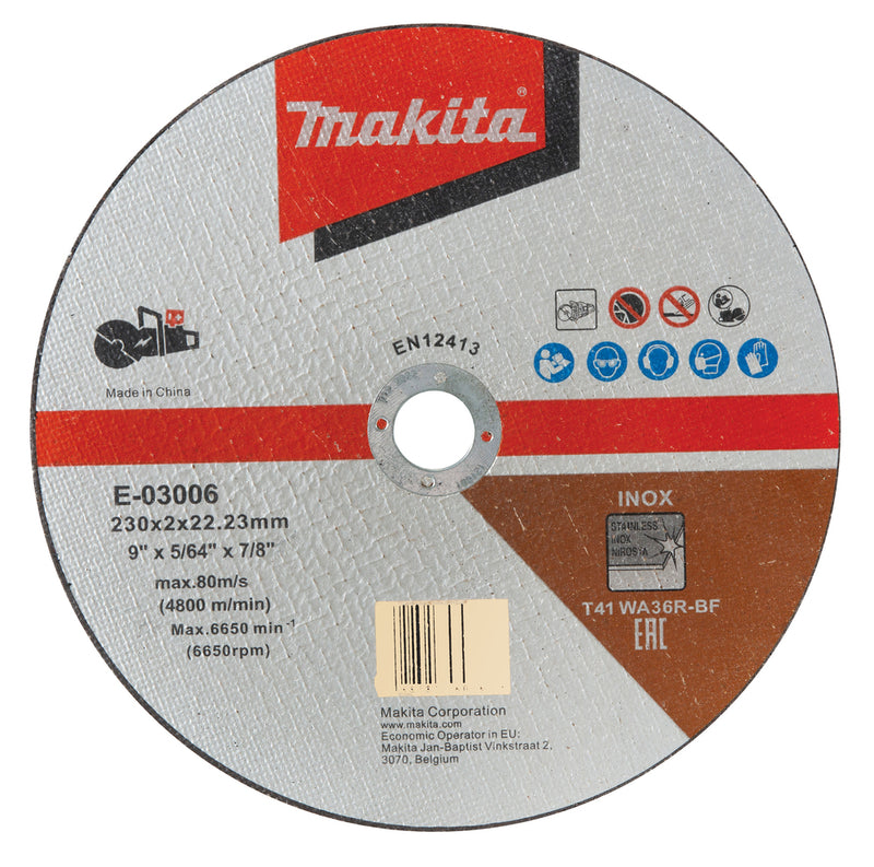 Trennscheibe Akku Inox 230/ 22.23 2.0mm