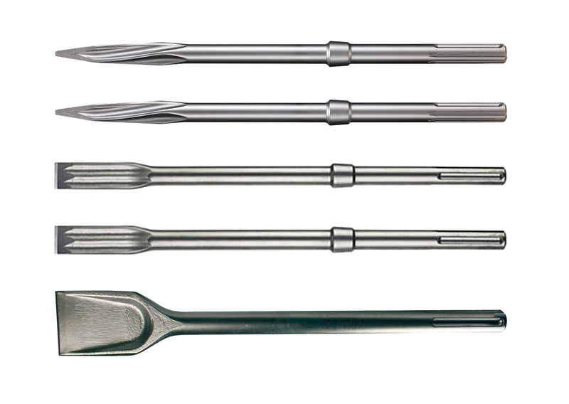 Set SDS-MAX Selbstschärfende Meissel 5 Stk