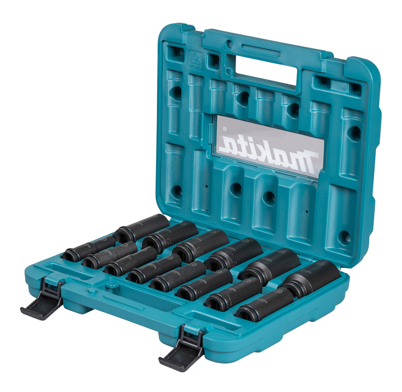 Steckschlüssel-Set lang Impact Black 12 ", 14 Stk