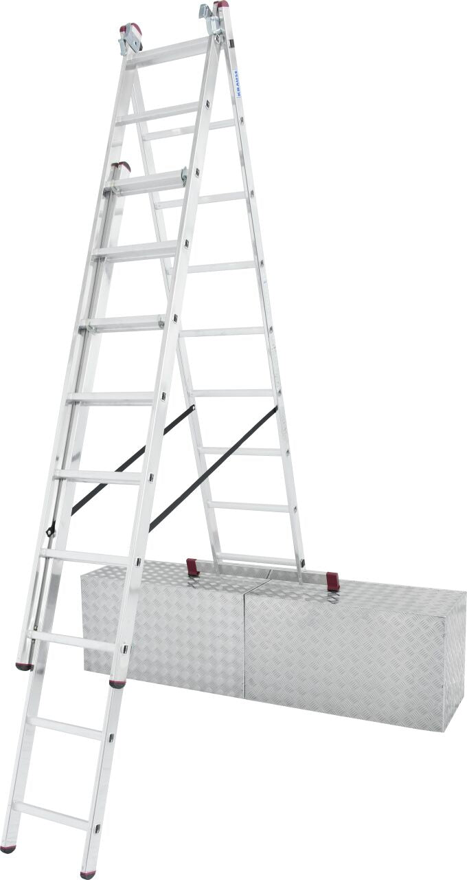 Vielzweckleiter, dreiteilig (Treppengängig)