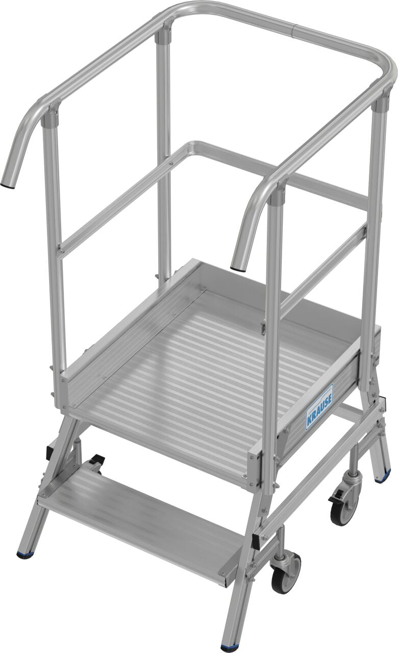 PodestLeiter fahrbar, einseitig begehbar