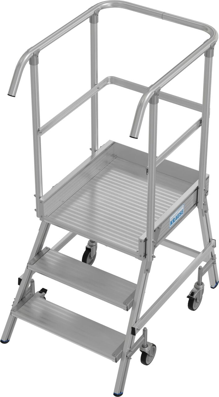 PodestLeiter fahrbar, einseitig begehbar