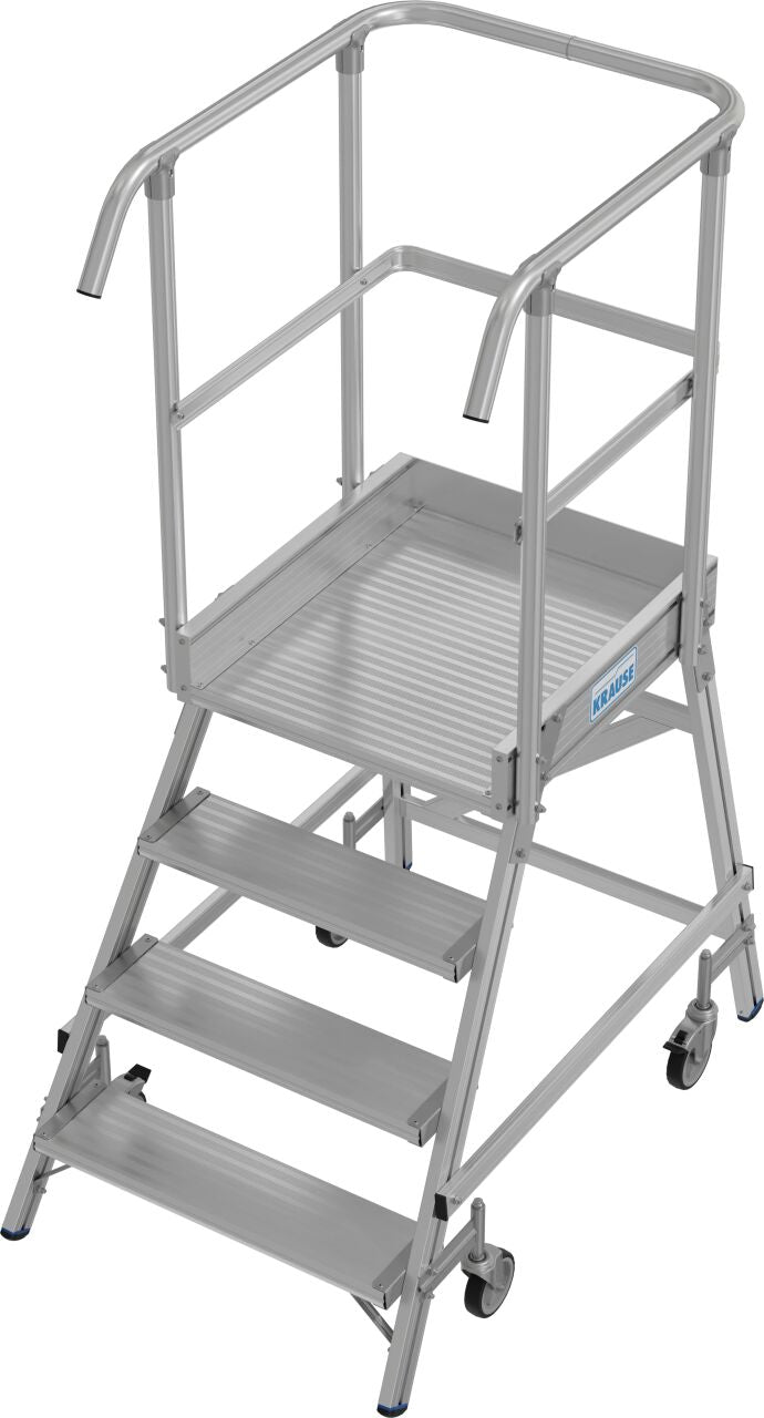 PodestLeiter fahrbar, einseitig begehbar