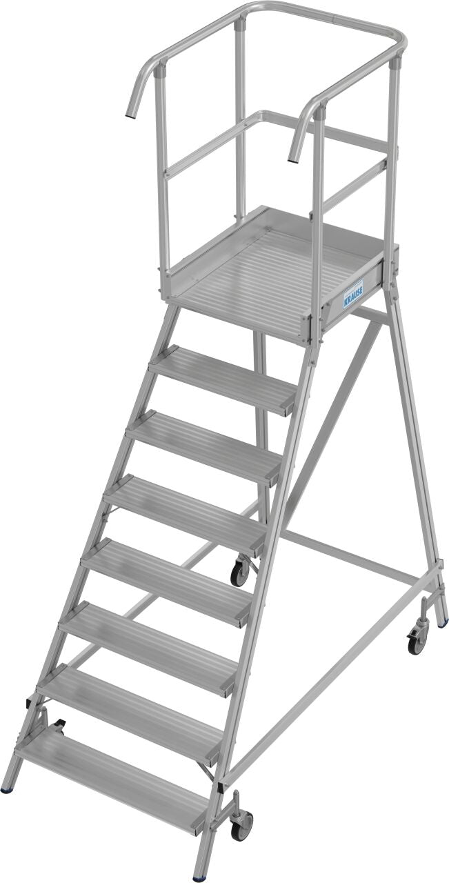 PodestLeiter fahrbar, einseitig begehbar