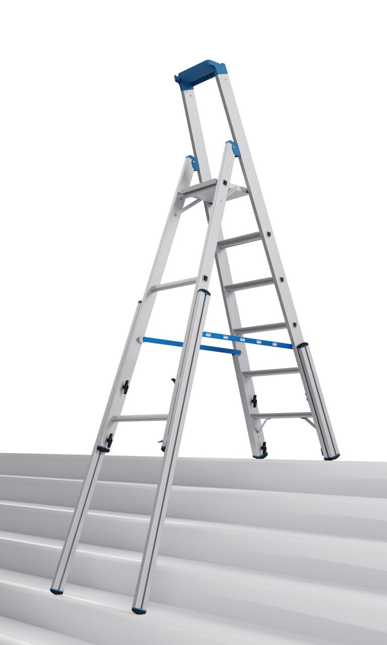 Teleskop Stufen-/ StehLeiter