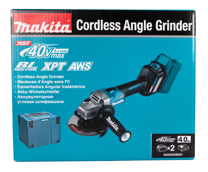 Akku-Winkelschleifer XGT® – 40Vmax • 125 mm • 3 000 – 8 500 min⁻¹