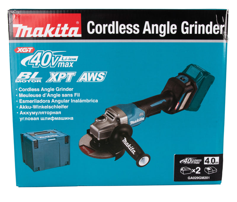Akku-Winkelschleifer XGT® – 40Vmax • 125 mm • 3 000 – 8 500 min⁻¹