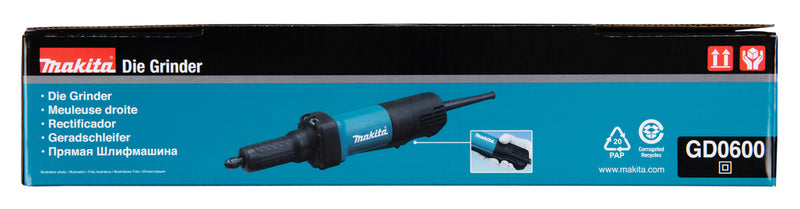 Geradschleifer elektrisch – 400 W • 25 000 min⁻¹ • 6 mm Standard