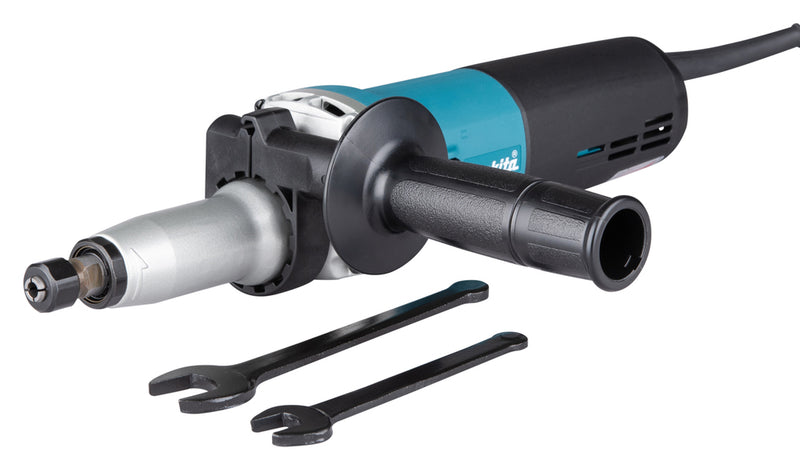 Geradschleifer elektrisch – 750 W • 1 800 – 7 000 min⁻¹ • max 8 mm (Niedertourig)