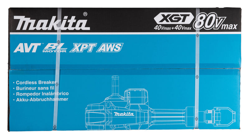 Akku Abbruchhammer 2x40V – 2x40V=80Vmax • HEX 28,6 mm • 72,8 J • 4 400 W