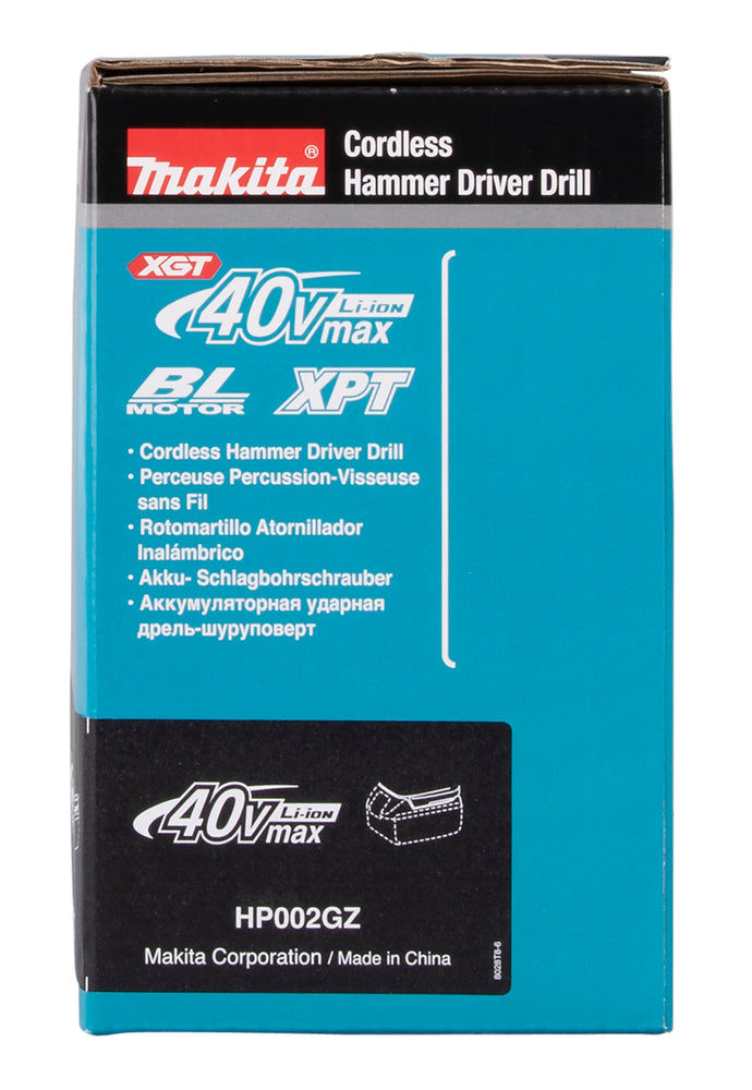 Akku-Schlagbohrschrauber XGT® – 40Vmax • 64 Nm • 0 – 2 200 min⁻¹