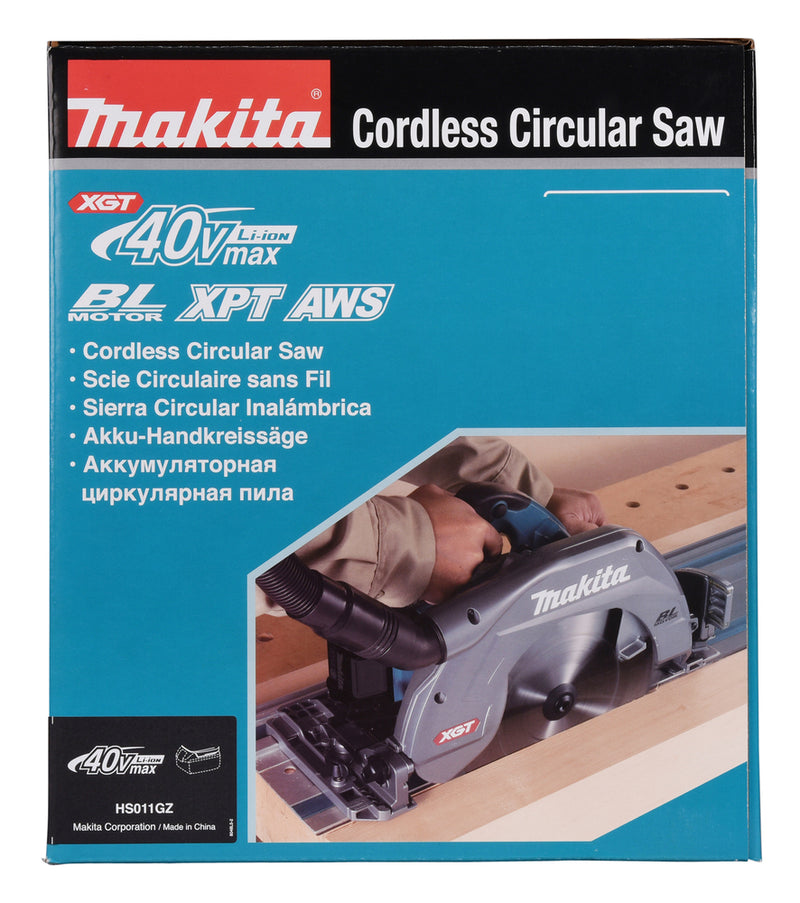 Akku Handkreissäge 235mm 40vmax AWS Bl2x Bl4050f + Dc40ra + Koffer – 260-270 mm