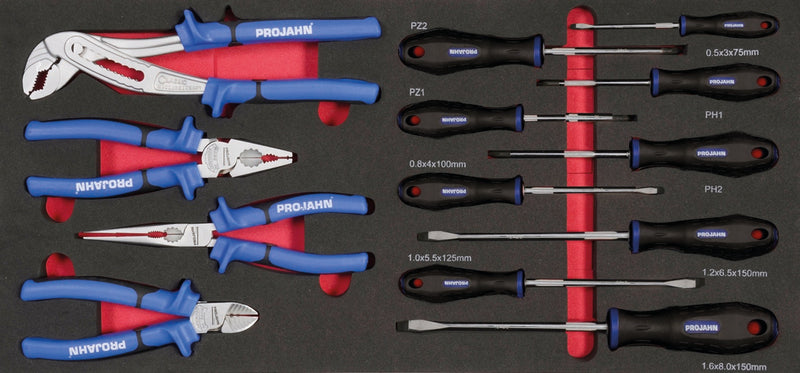 Werkzeugkoffer Einlage zu 5902 leer für Schraubendreher und Zangen