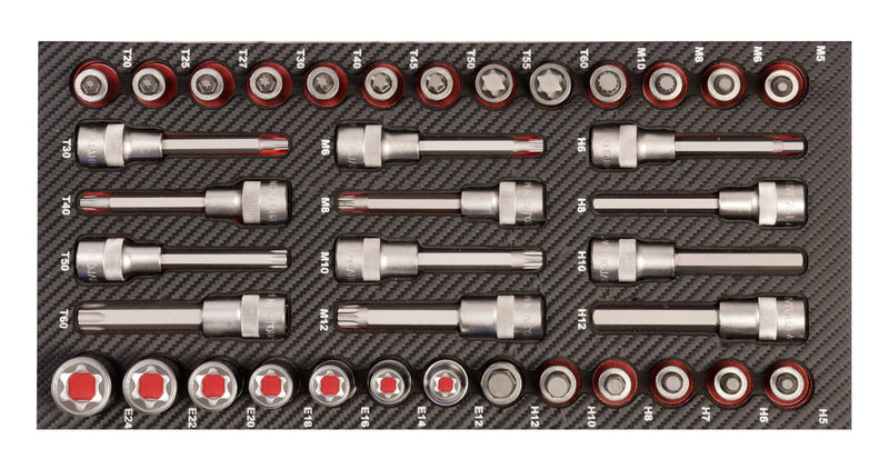 1/2" KFZ Spezial Einlage 38tlg
