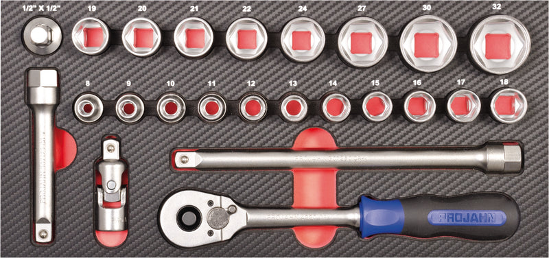 1/2" Werkzeug-Satz Einlage 24tlg