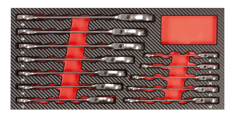 GearTech Schlüssel Einlage 12tlg