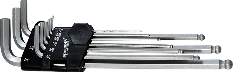 Kugelkopf Stiftschlüssel Satz Zoll 9tlg