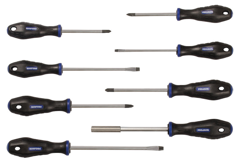 Schraubendreher Satz 8tlg (PH+PZ+Schlitz)