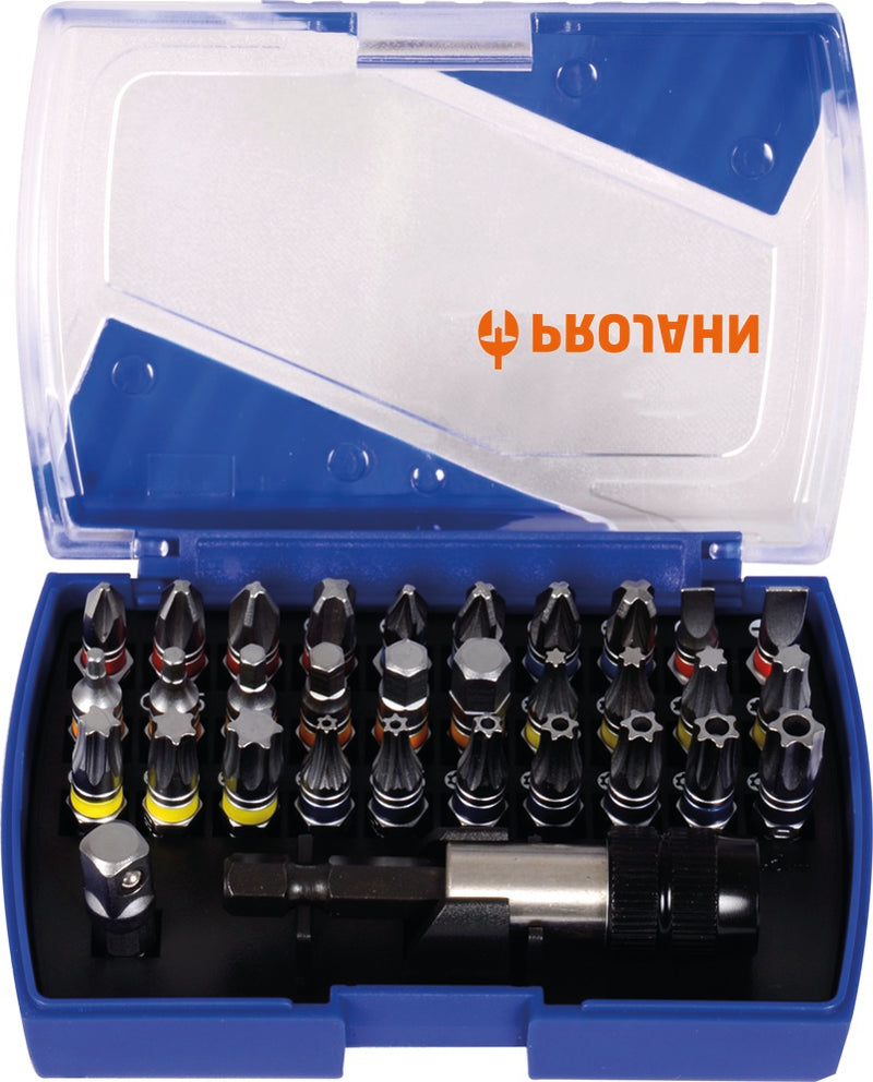 1/4" PROJAHN Bit Box mit markierten Bits 32tlg