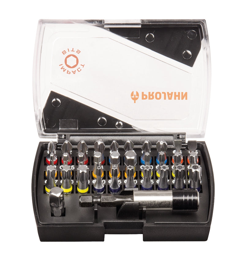 1/4" PROJAHN Torsion Bit Box mit markierten Bits, 32tlg