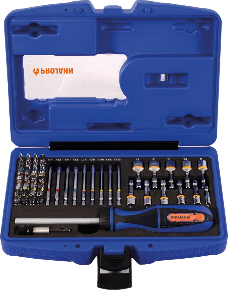 1/4" Bit Box mit markierten Bits 15tlg