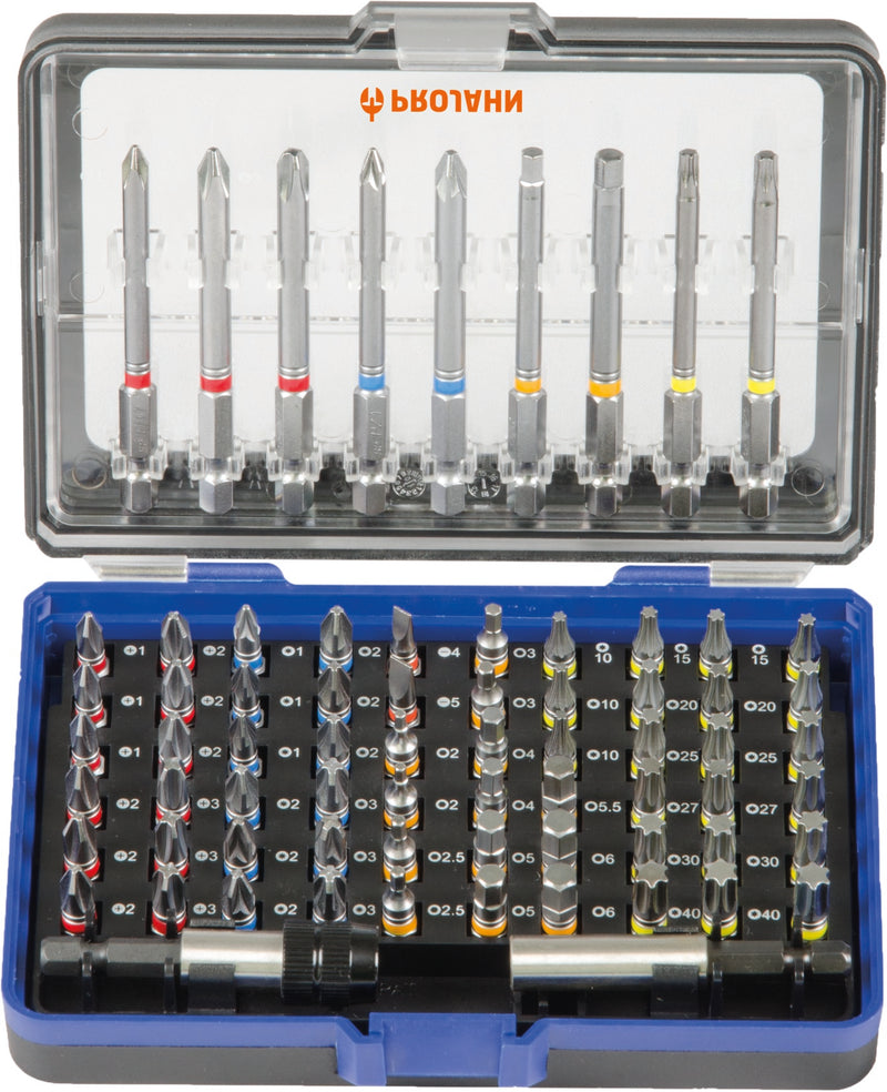 1/4" Bit Box mit markierten Bits 15tlg