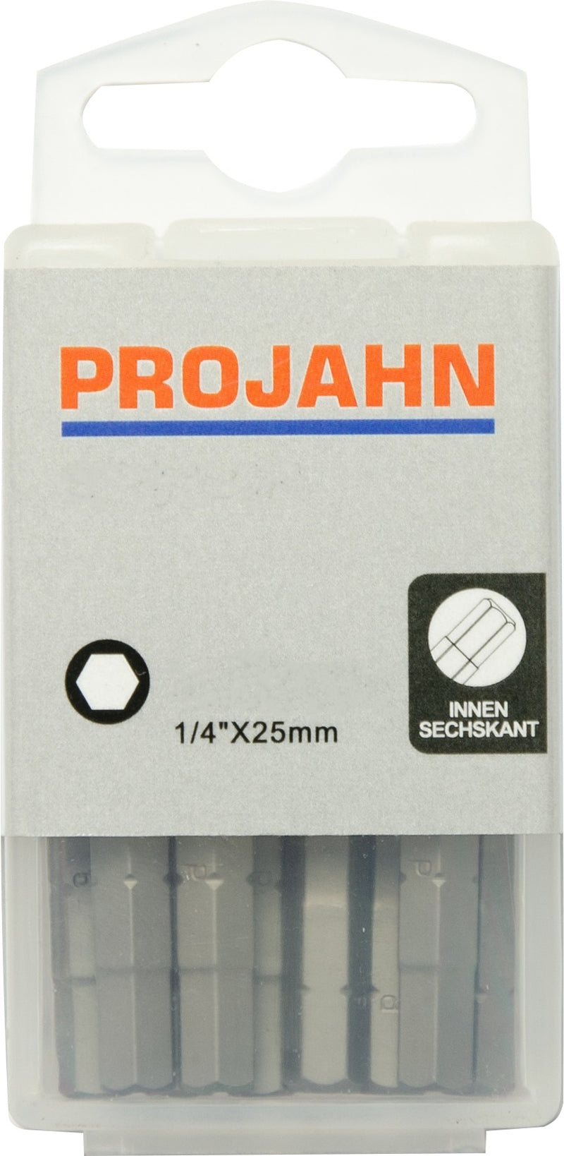 1/4" Bit  Innen-6kant 10er Pack L25 mm