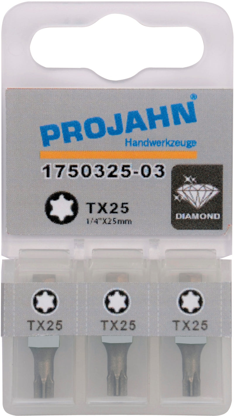 1/4" Bit Diamantbeschichtet L25 mm Tx