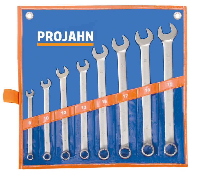 Gabelringschlüssel Set lang 8tlg 8 - 10 - 12 - 13 - 16 - 17 - 18 - 19 mm