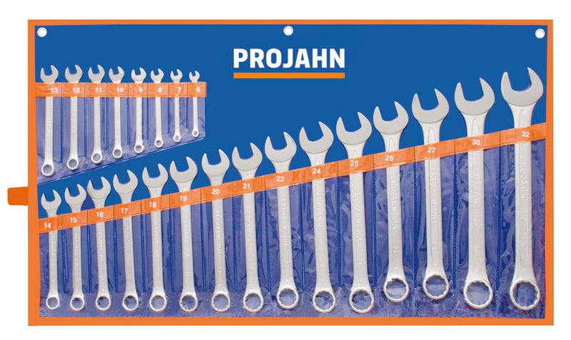 Gabelringschlüssel Set 23tlg 6 - 7 - 8 - 9 - 10 - 11 - 12 - 13 - 14 - 15 - 16 - 17 - 18 - 19 - 20 - 21 - 22 - 24 - 25 - 26 - 27 - 30 - 32 mm