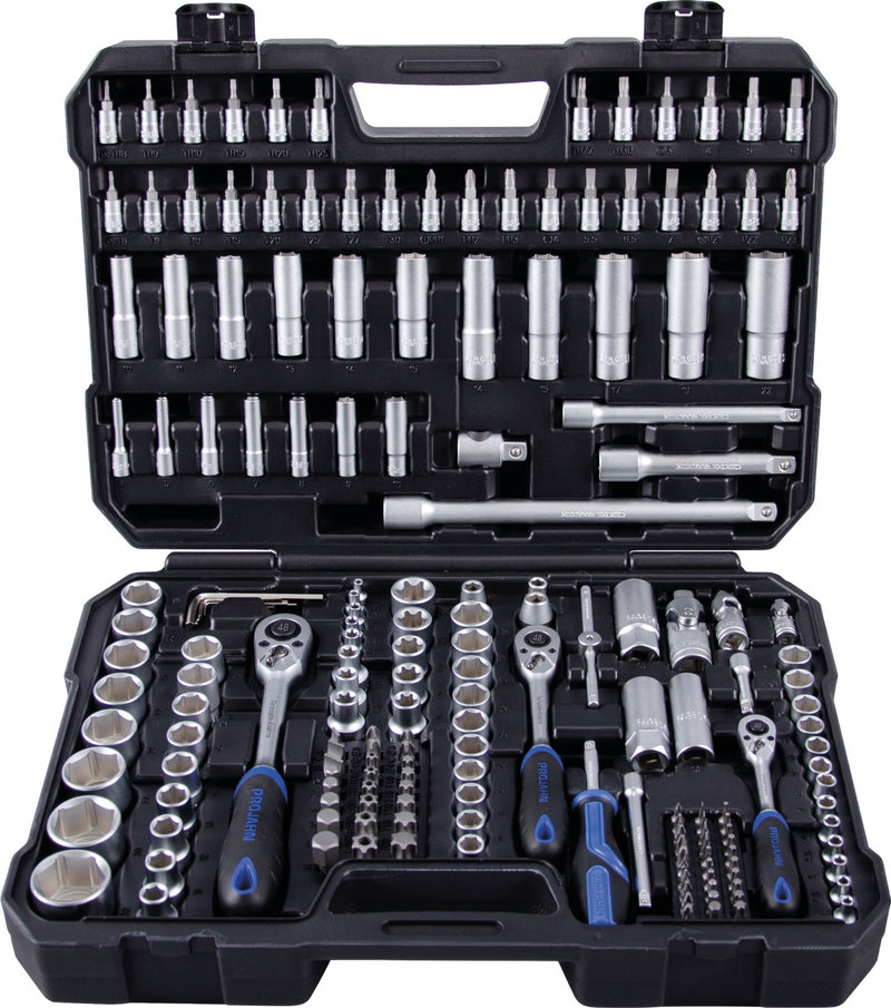 1/4" + 3/8" + 1/2" proficraft Satz 182tlg.