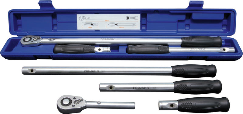 1/2" Umschaltknarre verlängerbar 4tlg