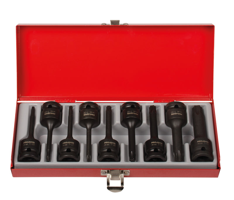 1/2" Schlag Stecknuss TX Satz 9tlg T20 - T60