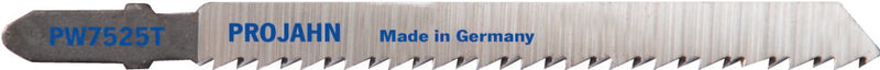 Stichsägeblatt PW7525T HCS 100x7,8x1,68mm - Verzahnung 2,5mm - 5er Pack