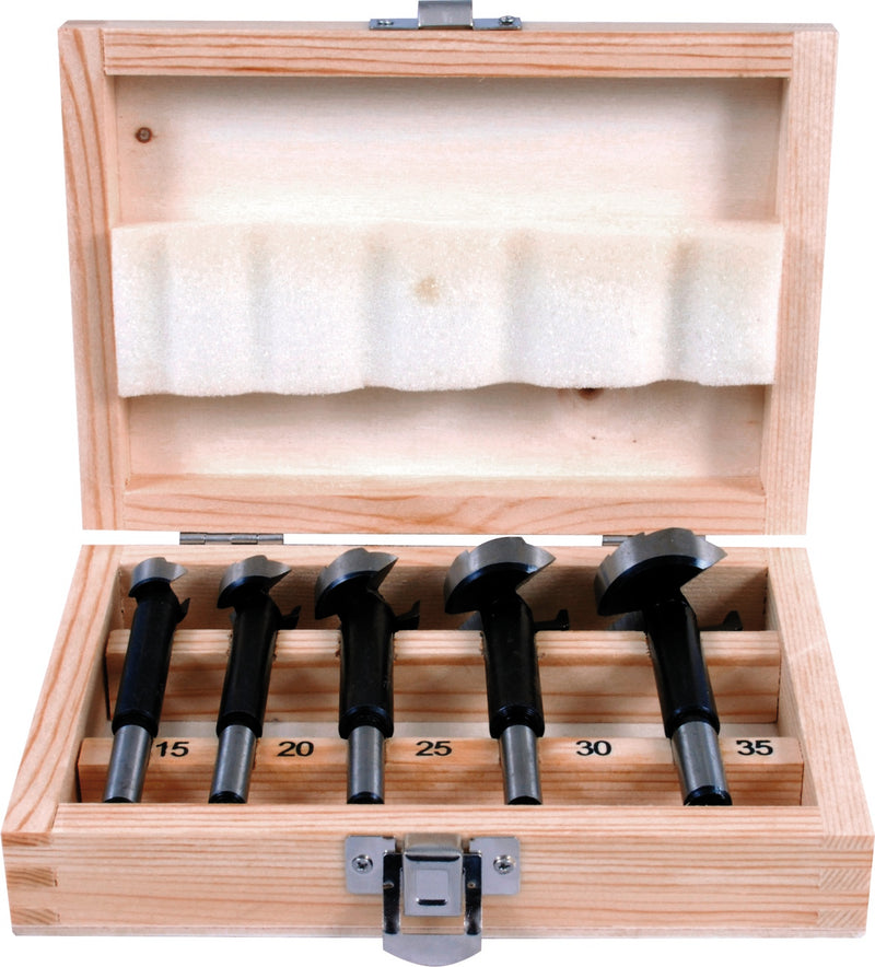 Forstnerbohrer Kassette 5tlg /25 30/35 mm