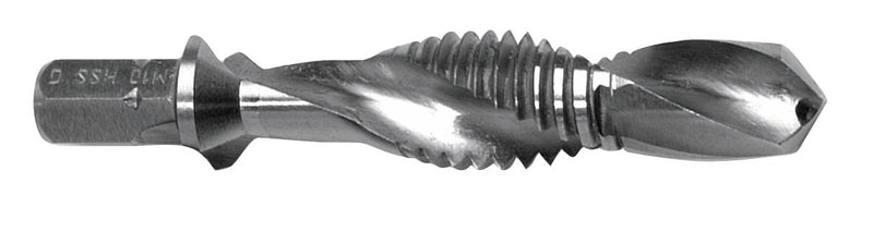 Kombi Gewindebohrer Bit HSS-G 1/4" 6kant