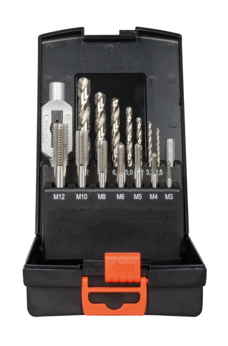 Einschnitt Gewinde Bohrzeugsatz HSS