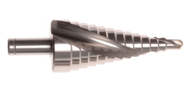 Stufenbohrer mit Spiralnut HSS-Co