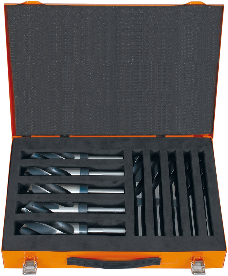 Kassette HSS-G mit reduziertem Schaft Art. 49500 10 teilig, bestehend aus je 1 Stück: 10-12-14-16-18-20-22-24-25-26 mm