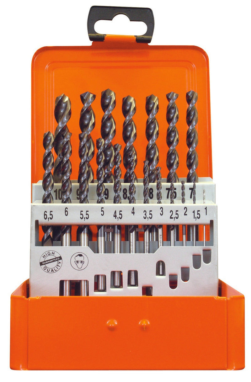 Bohrerkassette HSS-Co ATN UF-L 19tlg 1-10/0,5 mm