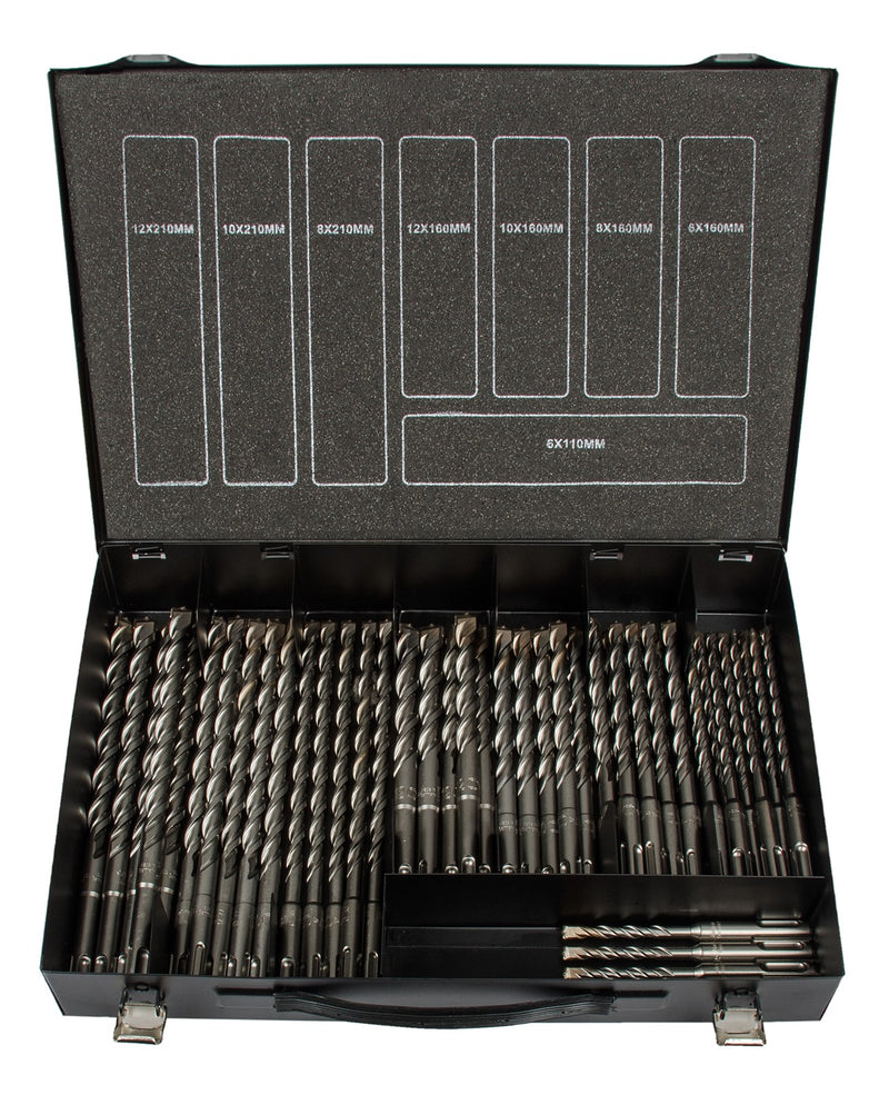 Hammerbohrer ROCKET 3 SDS-plus Magazin 50-tlg.